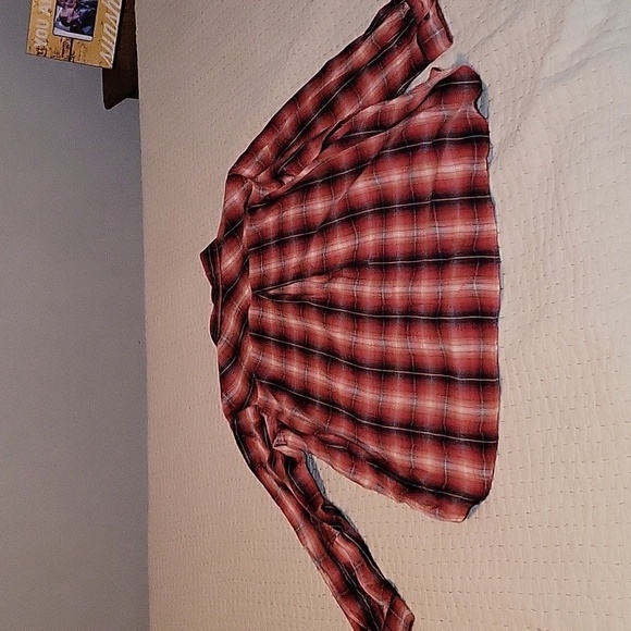 Nwot Ariat Real Plaid Button-up Side Buttons Womens Tunic Style Shirt Size Large - Picture 7 of 11